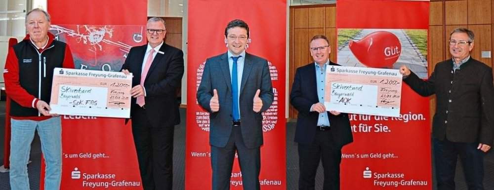 Finanzspritzen in besonderen Zeiten Skiverband Bayerwald übergibt Nachwuchsfördermittel