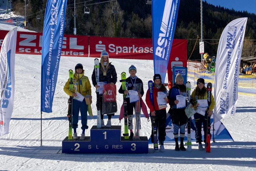 Der nahezu perfekte Schwung im Slalom brachte Franca Salhi den dritten Platz ein.  
