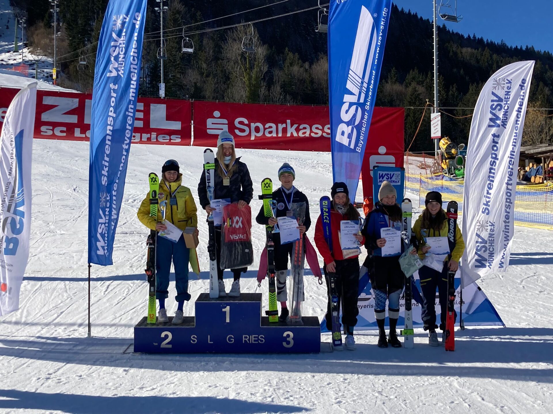 Der nahezu perfekte Schwung im Slalom brachte Franca Salhi den dritten Platz ein.  