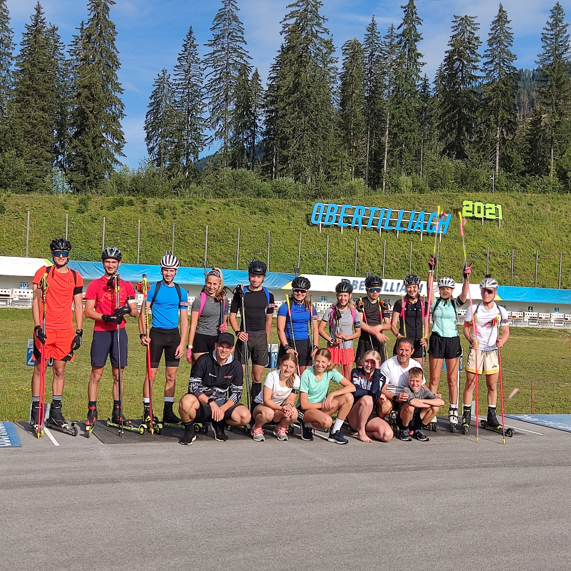 Bayerwaldbiathleten machen sich neben Wierer und Hofer für den Winter fit