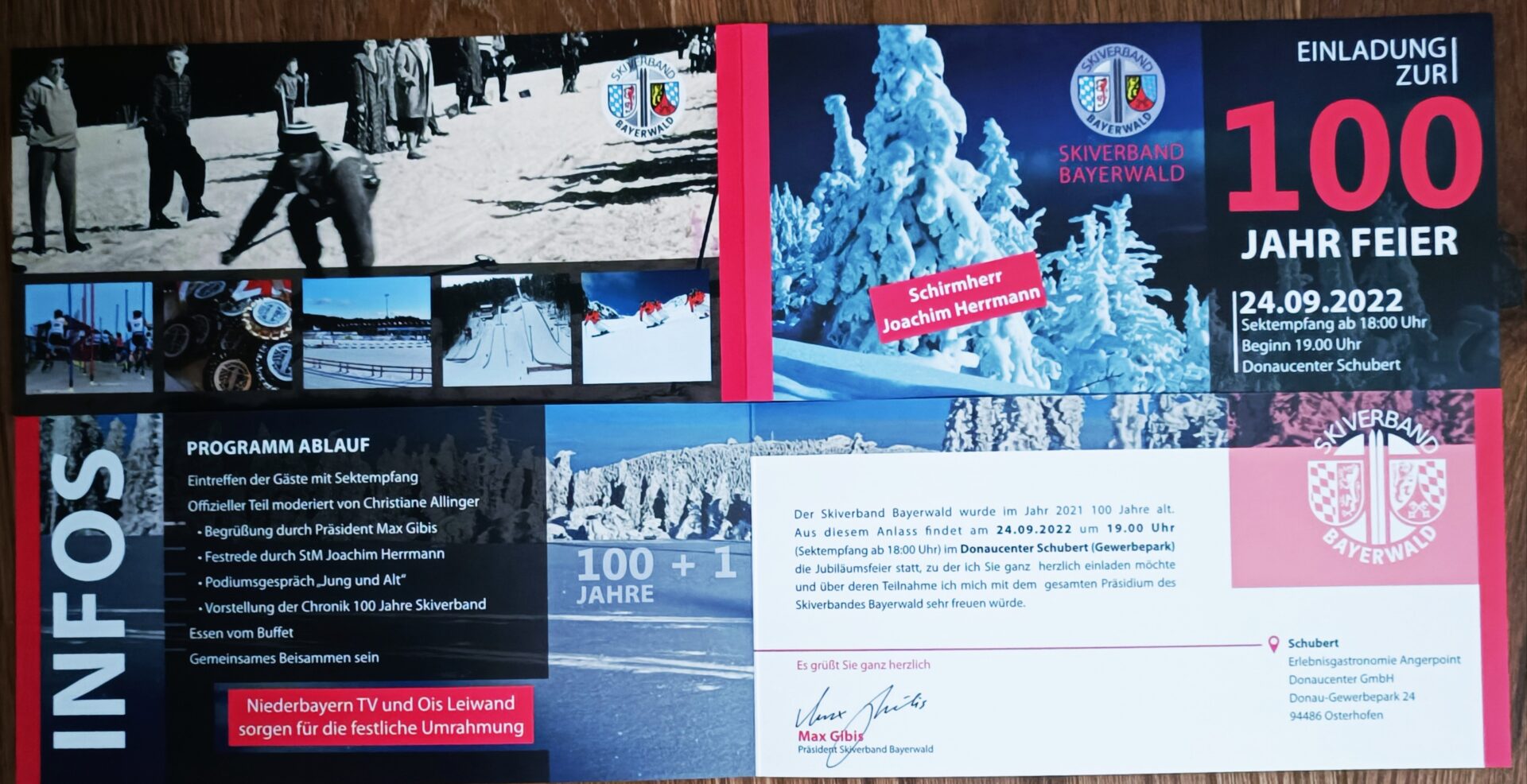 Presseankündigung – 100 Jahre Skiverband Bayerwald