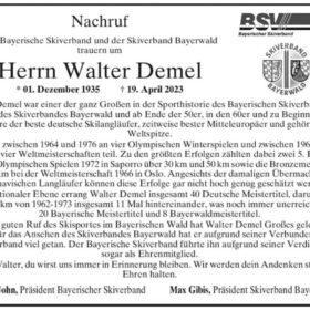 Walter-Demel-Nachruf