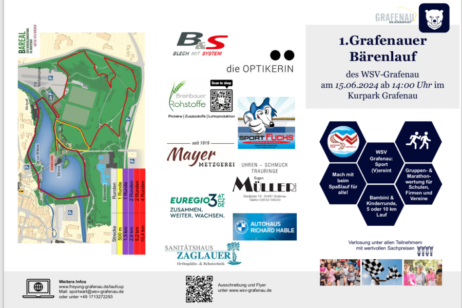 Auf geht´s zum Grafenauer Bärenlauf! am 15.06.2024