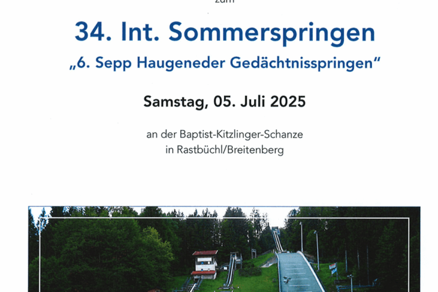 34. int. Sommerspringen am 05.07.2025