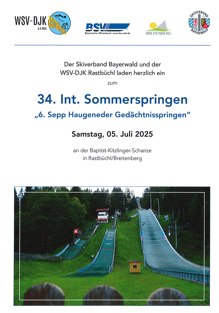 34. int. Sommerspringen am 05.07.2025