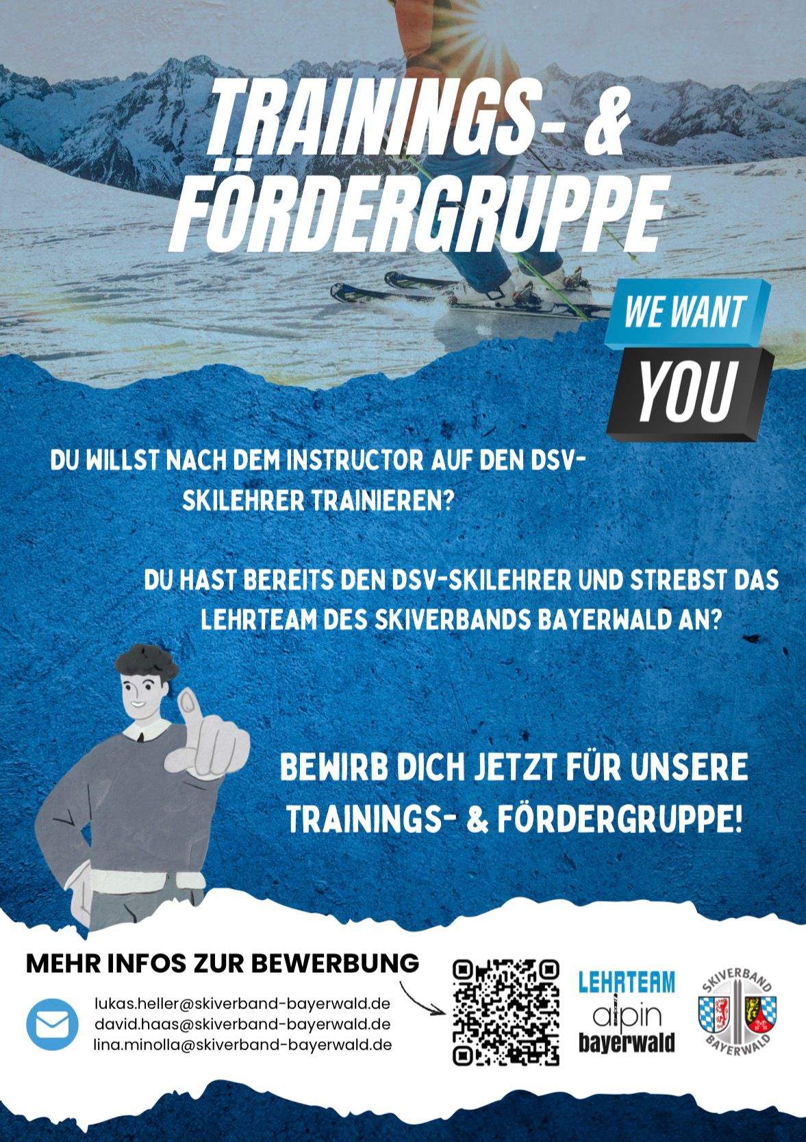 Trainings- und Fördergruppe Skiverband Bayerwald – Start ab sofort